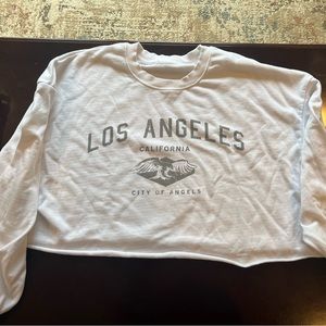 Los Angeles cropped sweatshirt